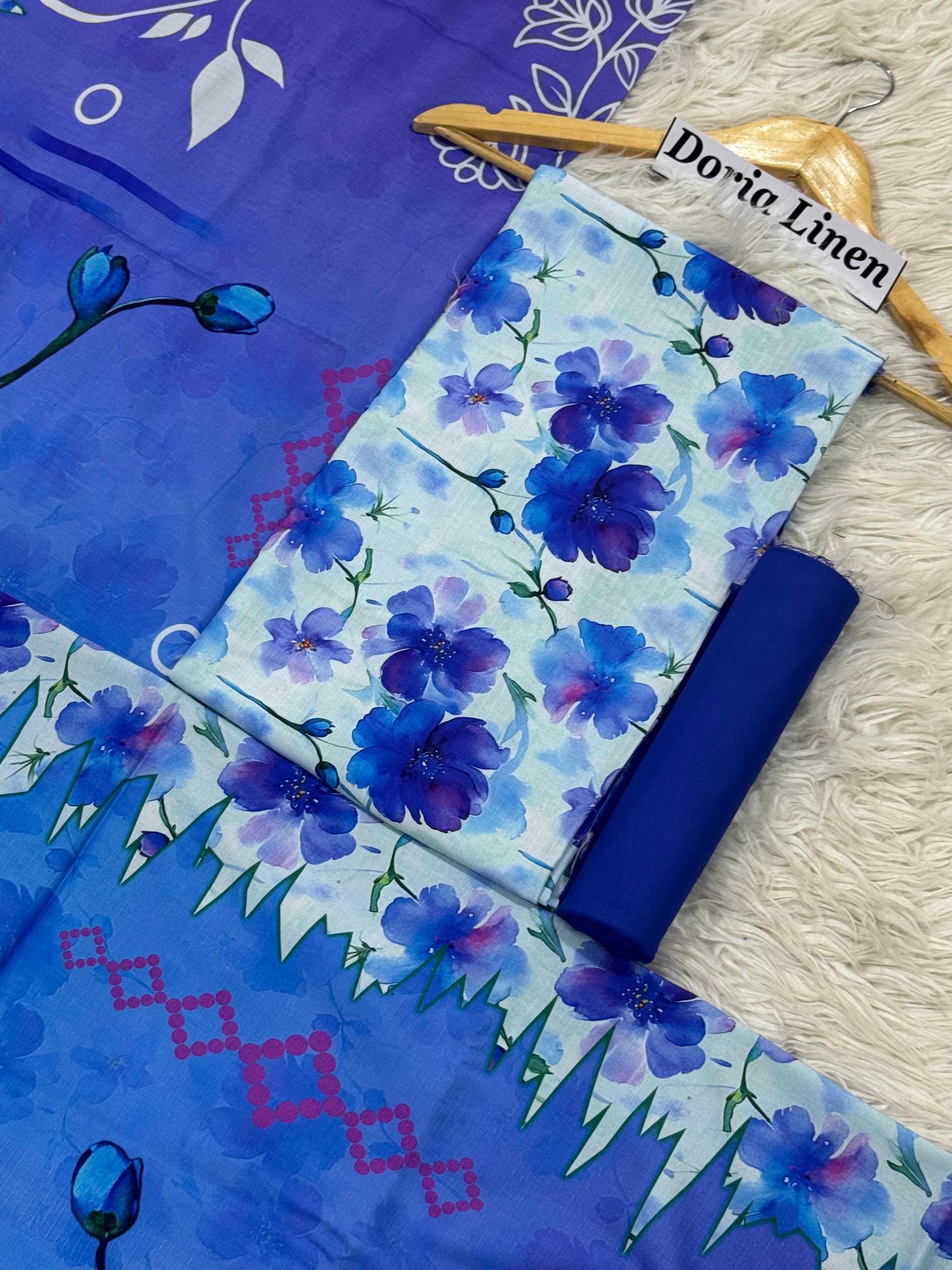DORIA LINEN Digital Print 3pc 2025
