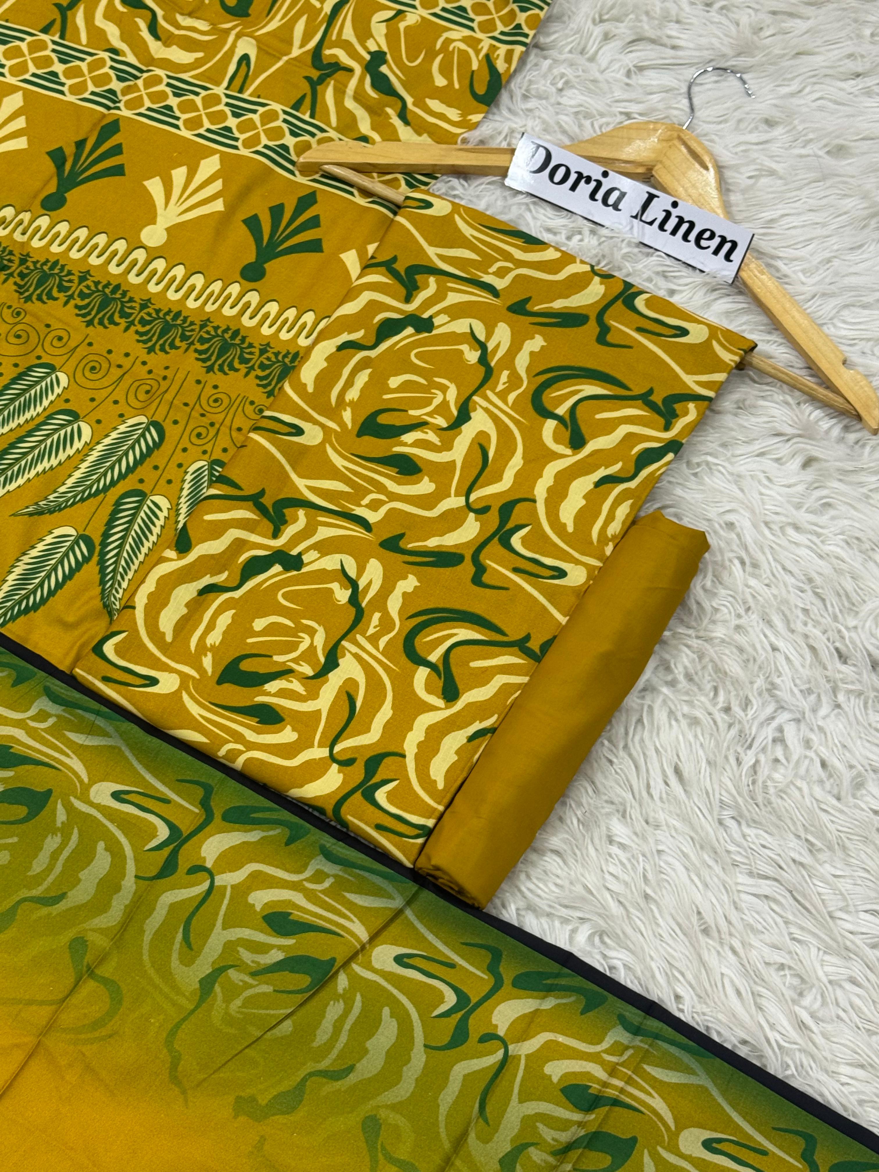 DORIA LINEN Digital Print 3pc 2025