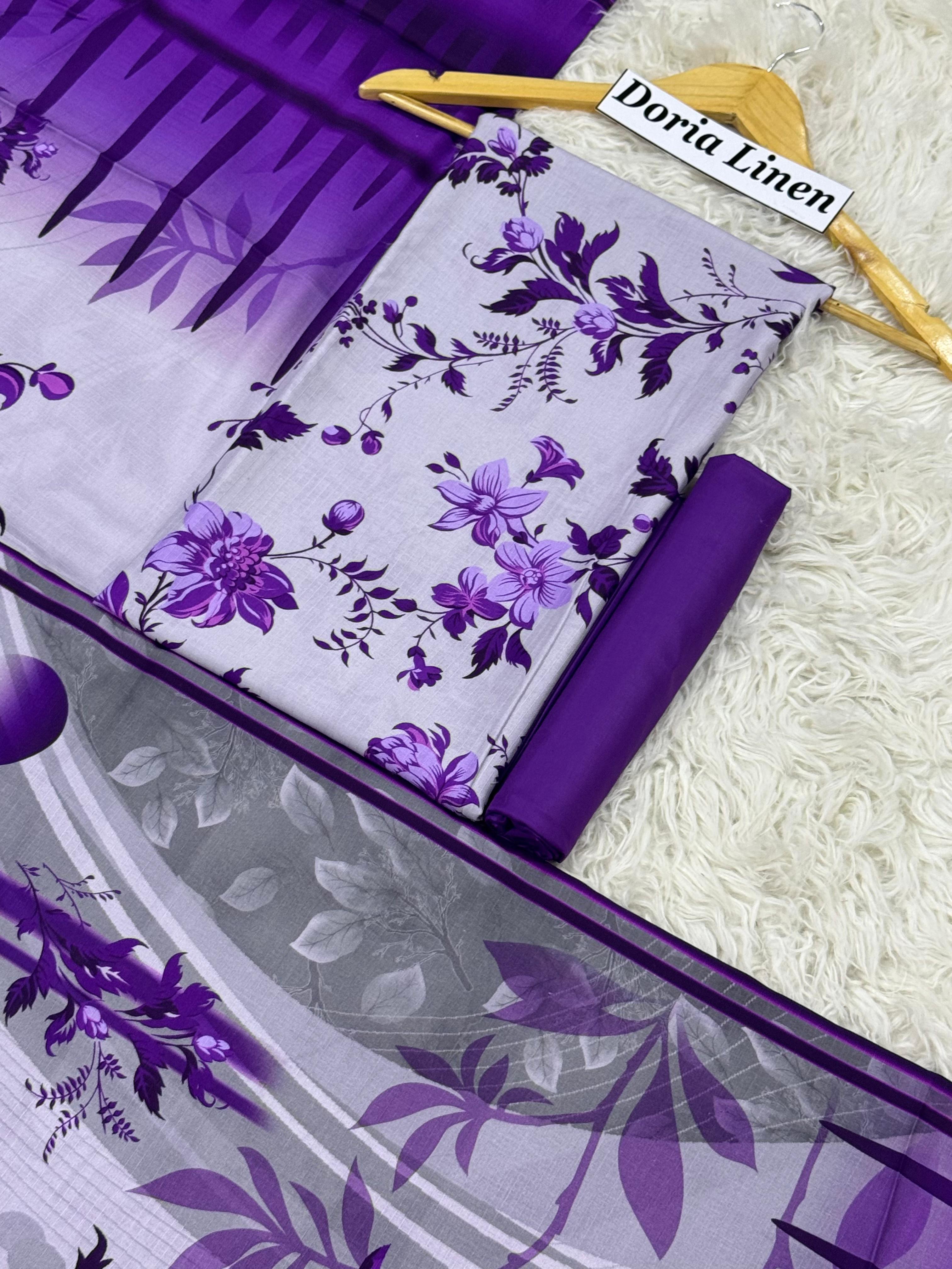 DORIA LINEN Digital Print 3pc 2025