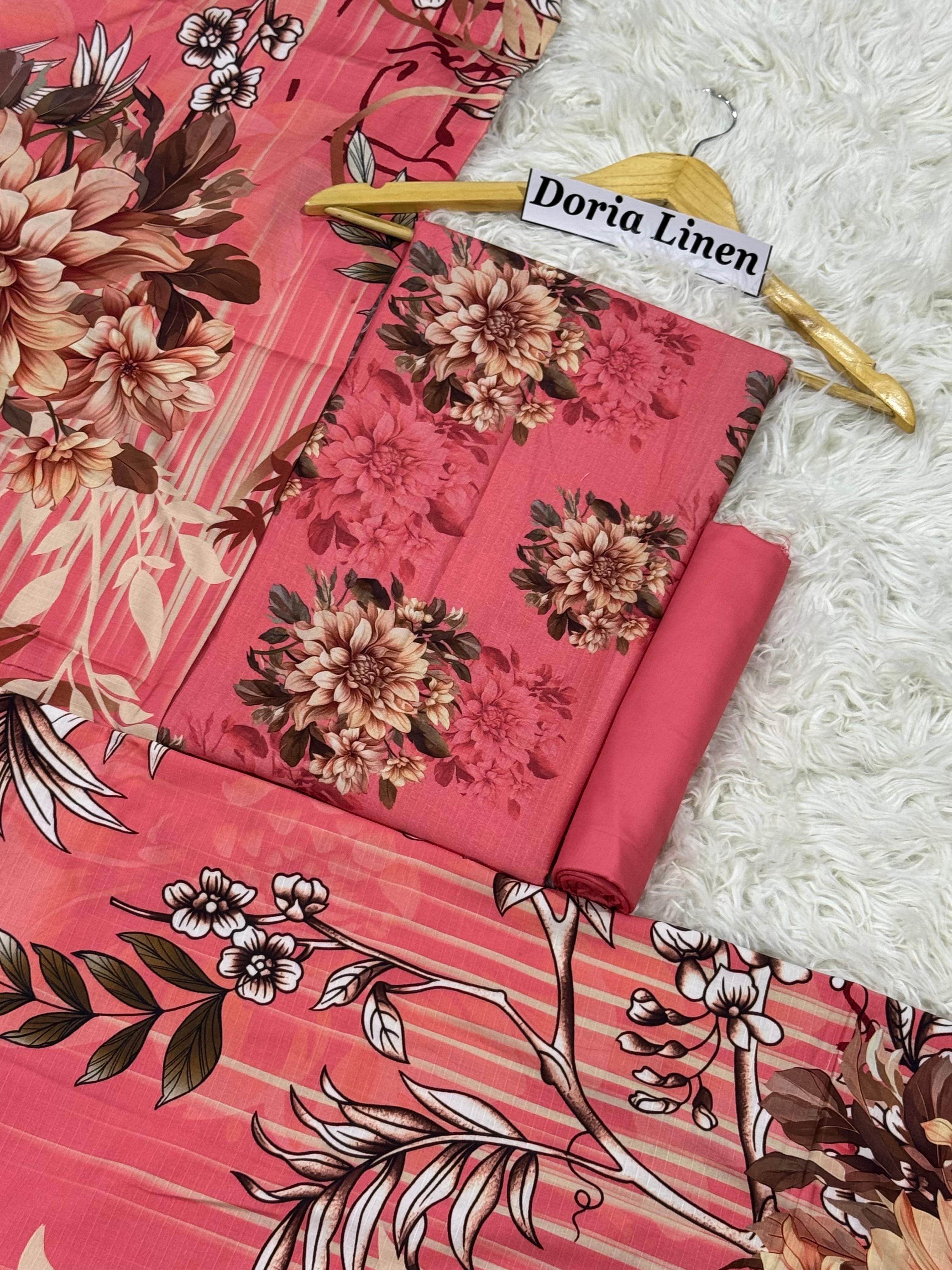 DORIA LINEN Digital Print 3pc 2025