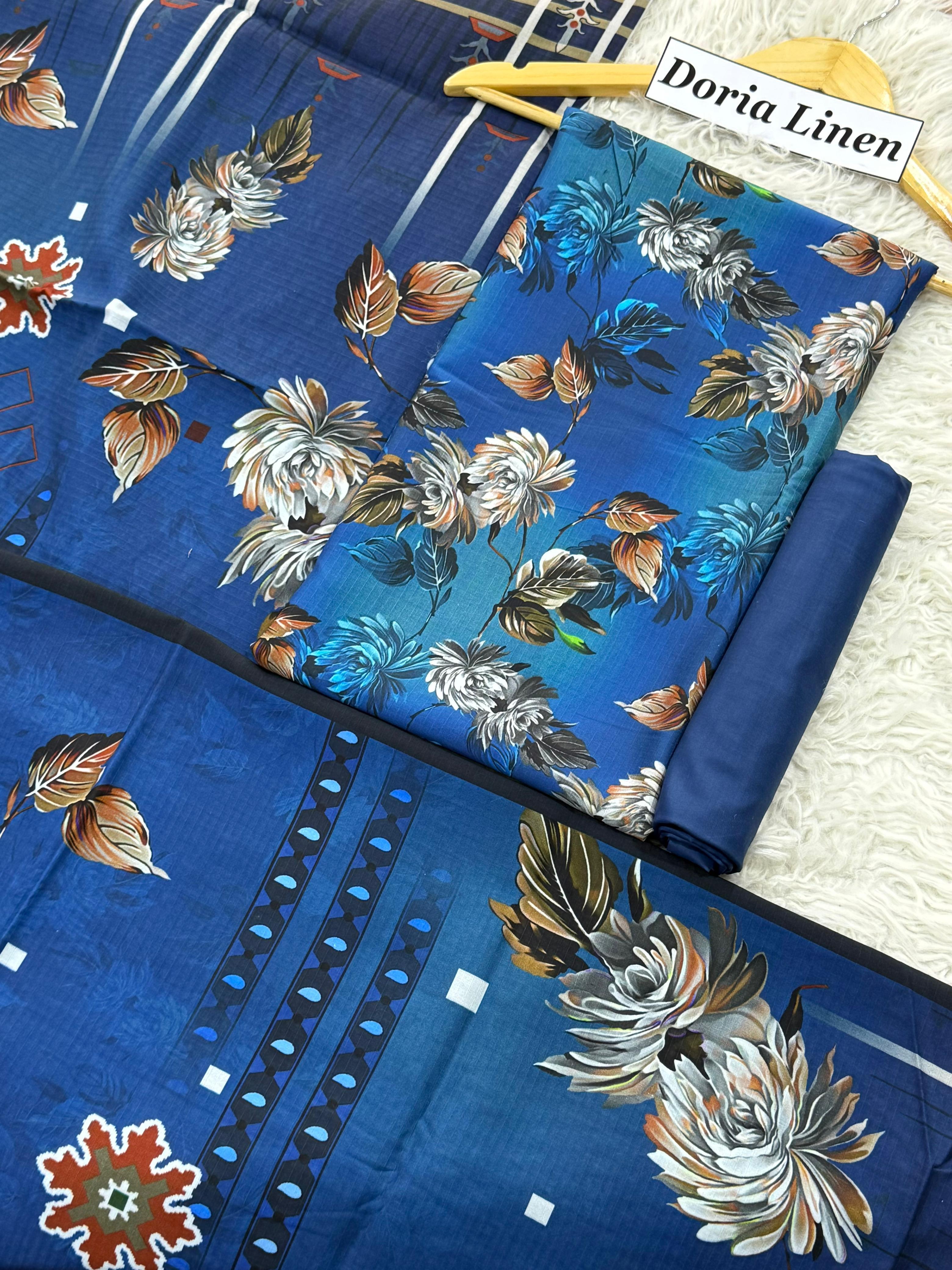 DORIA LINEN Digital Print 3pc 2025