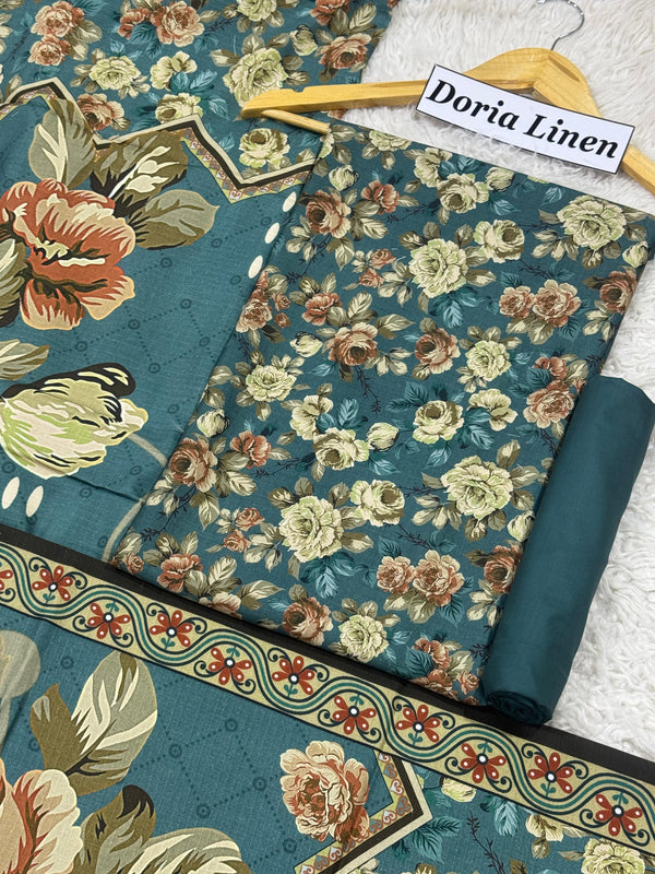 DORIA LINEN Digital Print 3pc 2025