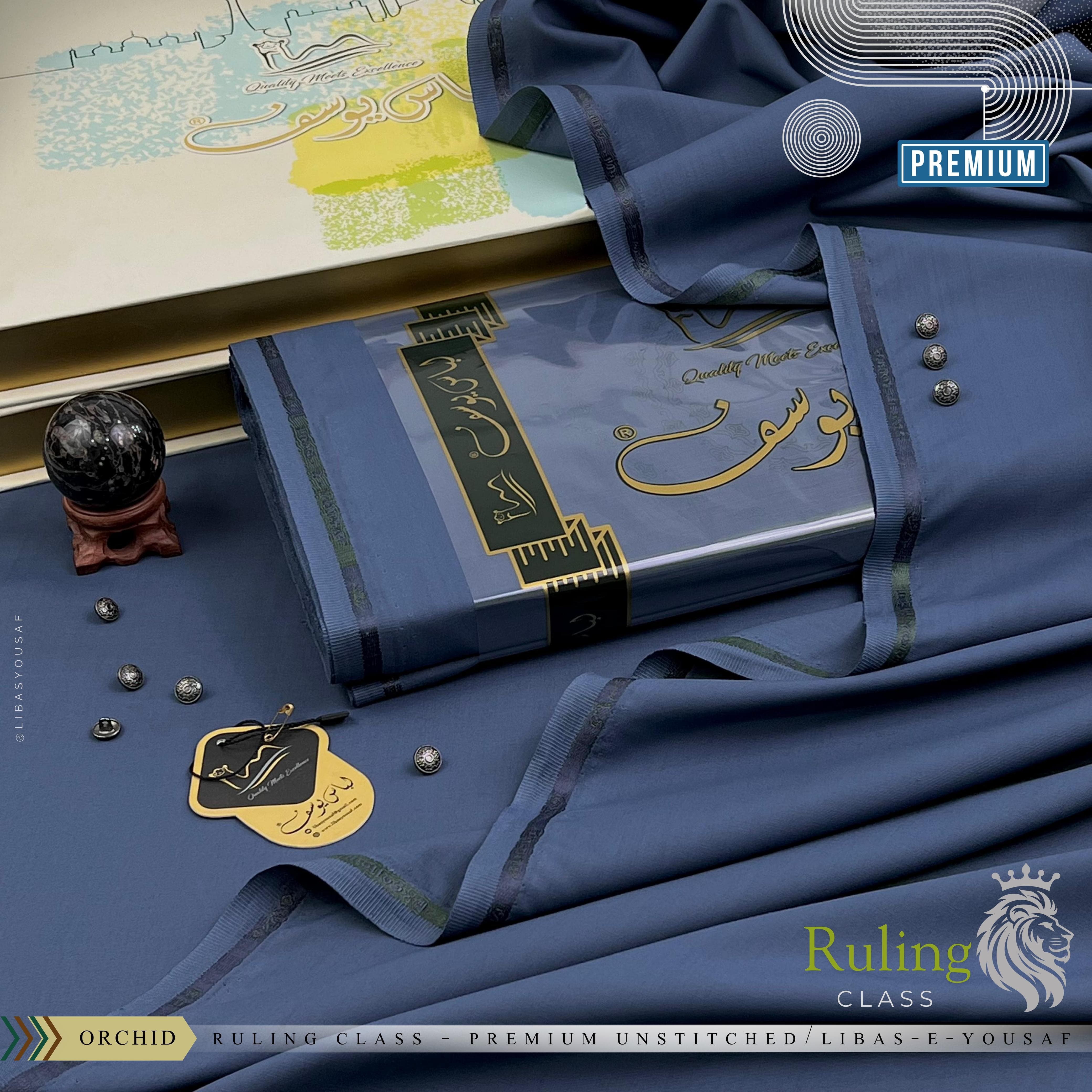 Libas-E-Yousaf`®️
Volume --- 4•O
Premium Unstitched 4 Season Wash'n Wear Fabric