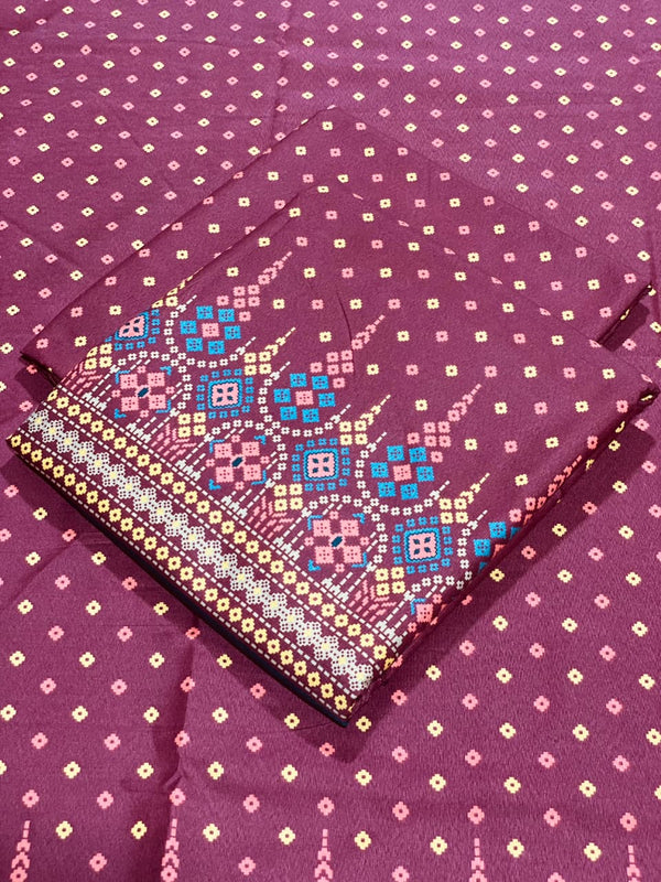 Winter Cotton All Over 2pc D-236