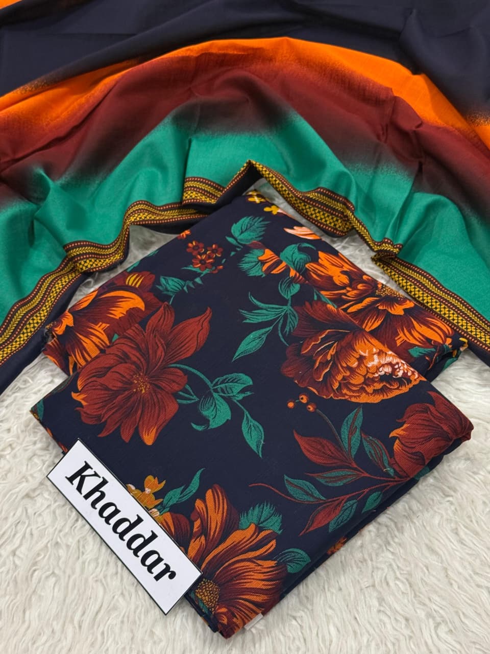 Khaddar all Over 3pc D-03