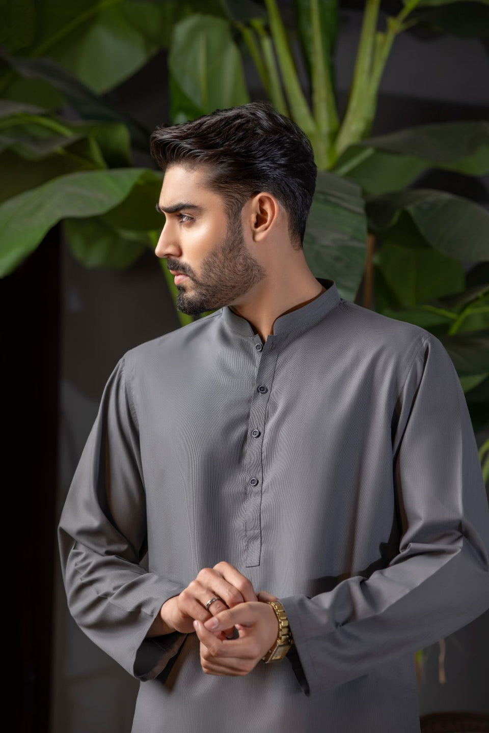 Mouse color Wash N Wear Unstiched Suit