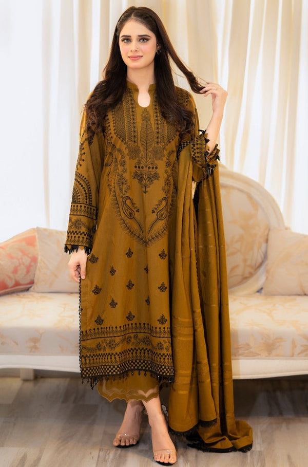 LIBAAS-3PC DHANAK SUIT