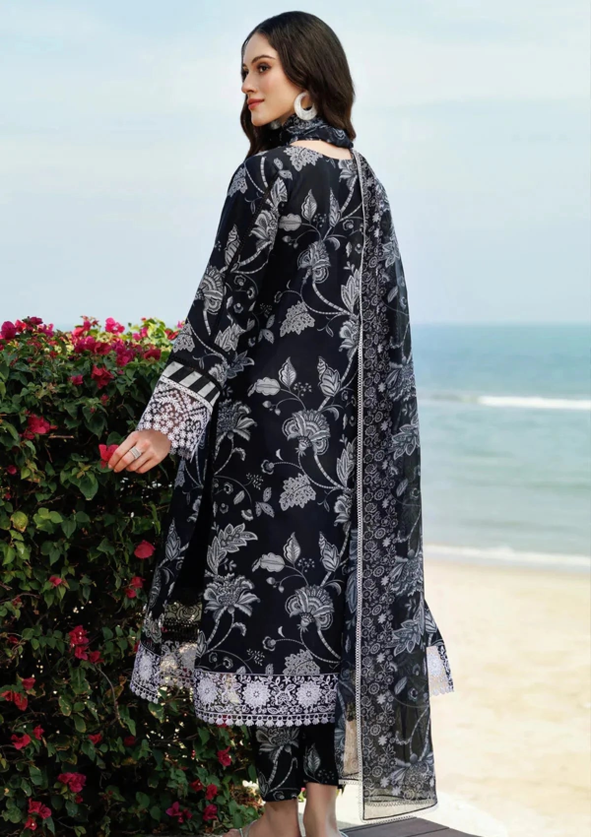 Lawn - Farasha - Aurea - Eid Summer 25 - Sable DuskFarasha