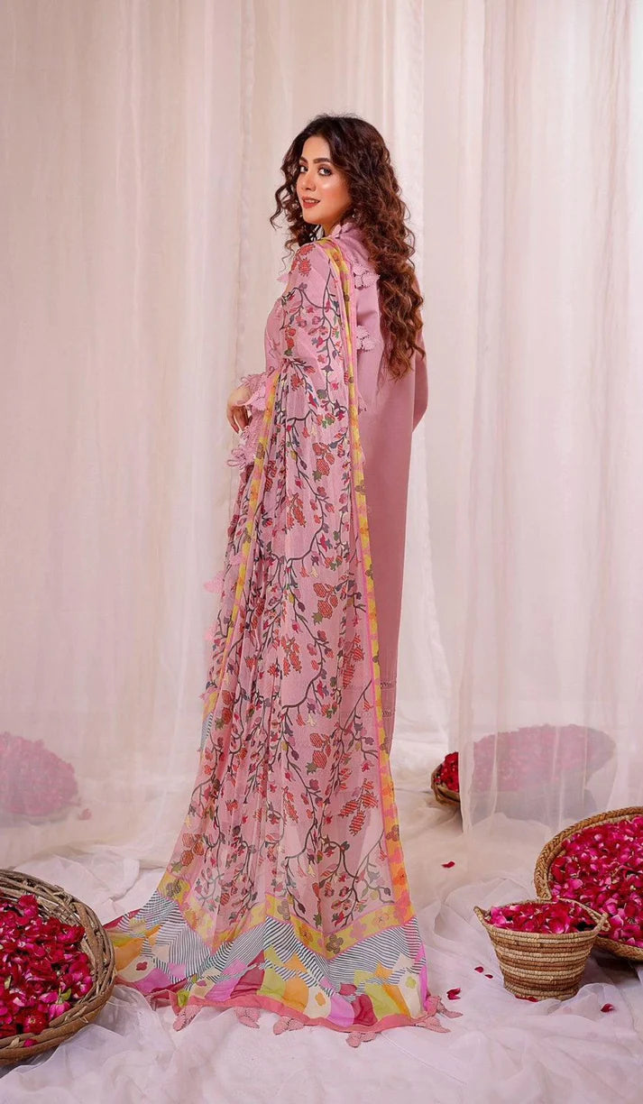 Luxury Dhanak Emb 3Pc D-01