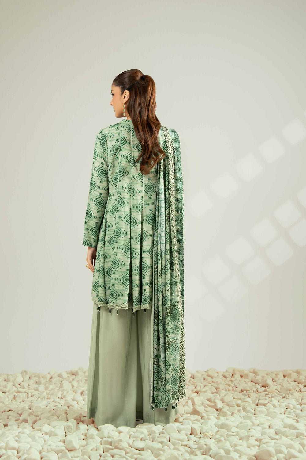 Nishat lawn 3Pc Green